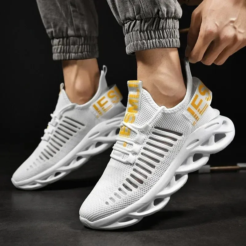 Männer Schuhe Bequeme Beiläufige Turnschuhe Atmungsaktive Plattform Laufschuhe Mann Mesh Tenis Sport Schuhe Waling Tenis Masculino
