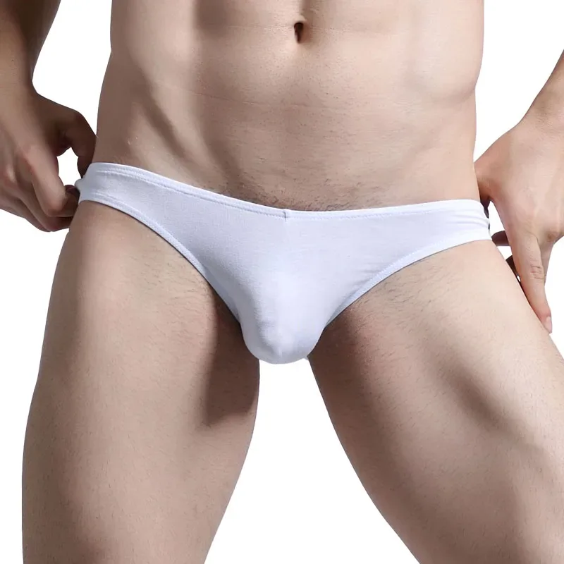 Men's Underwear, Men's Small Triangle Briefs, U-Convex Thin Elastic Sexy Low-Waist Tight-Fitting Narrow-Edge Briefs — image 10