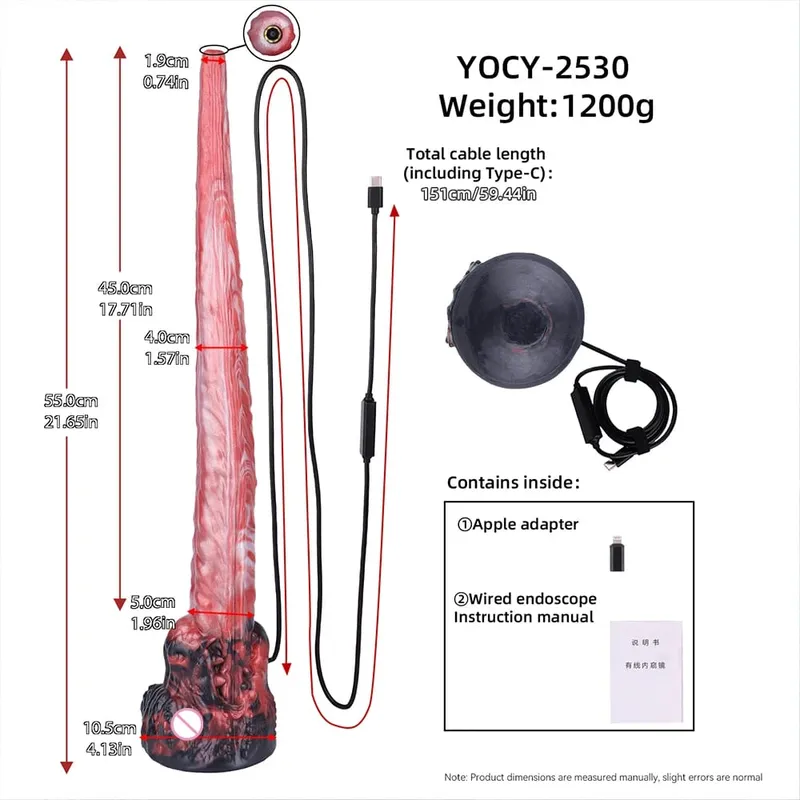 65cm Long Butt Plug Anal Speculum Camera Dilator APP Control Extreme Anus Expansion Monster Fantasy Dildo Silicone Sex Toys — image 12