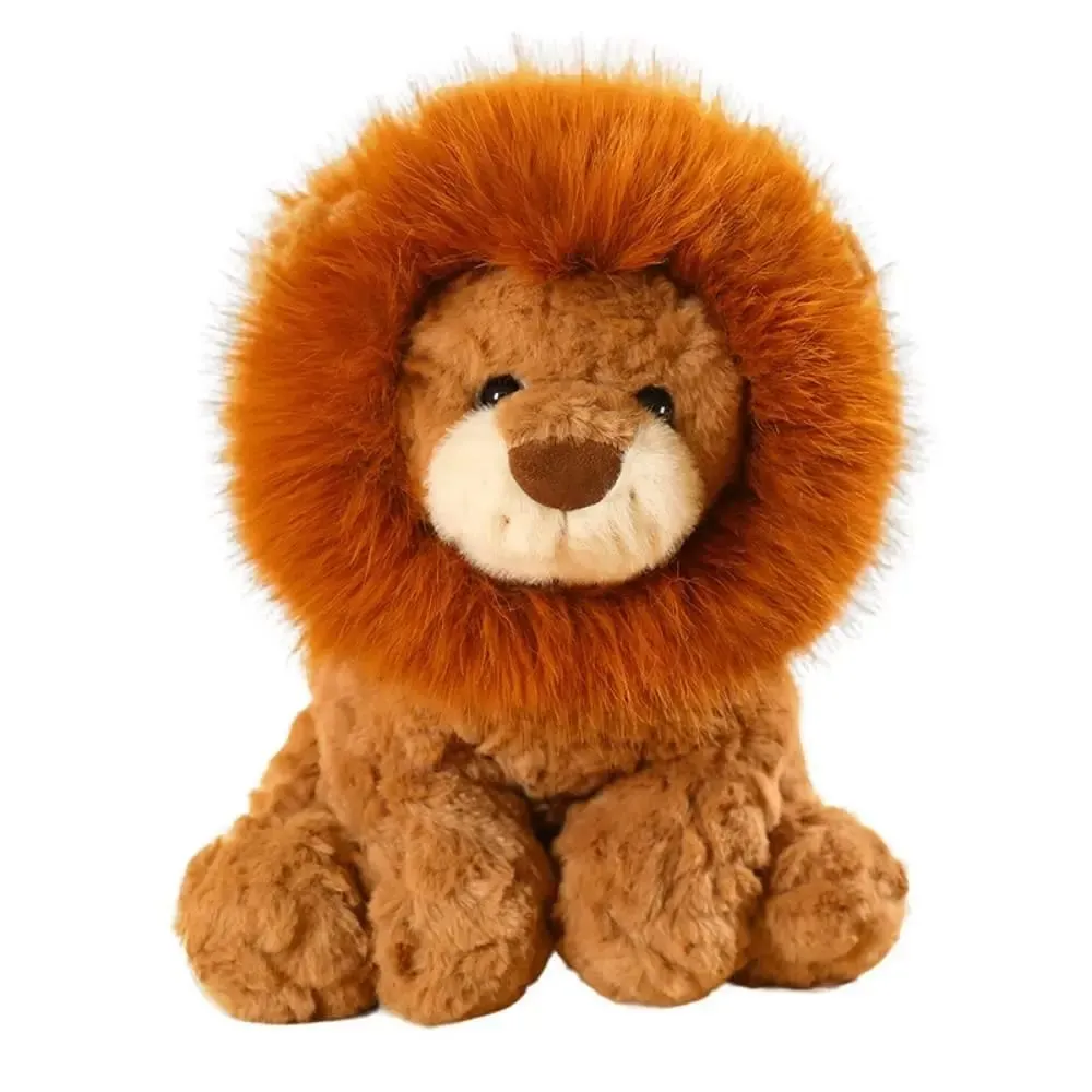 Creative Gift Soft Lion Animal Pillow Cute Emotional Support 13.8inch Pillow — image 1