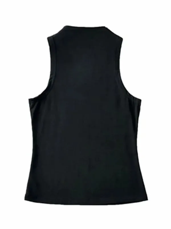 2025 sommer NEUE Ankunft Frauen Einfarbig Kausalen Sexy Croped-Top Ärmellose Tank Streetwear