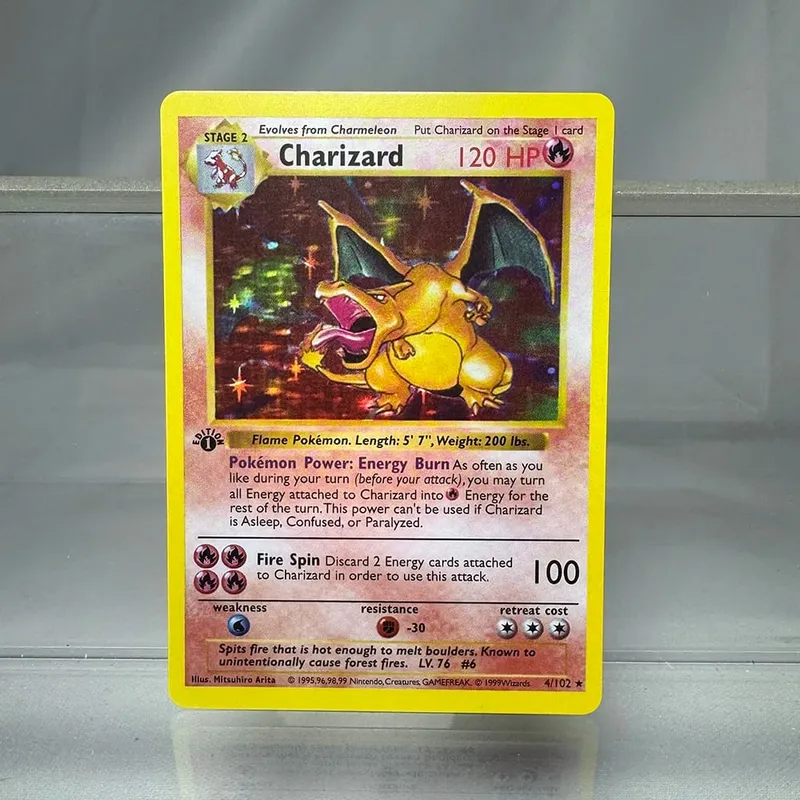 PKM Fossil/zestaw podstawowy karty PROXY Charizard Venusaur Blastoise kolekcja gier karty gry zabawki karty hobby — image 1
