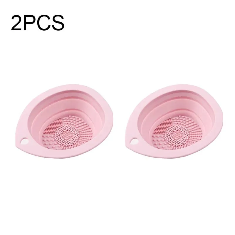 1/2PCS Tappetino per la pulizia del trucco in silicone per la pulizia dei pennelli per il trucco Pennelli per il trucco Strumento per la pulizia dei pennelli HZSQJGZ04