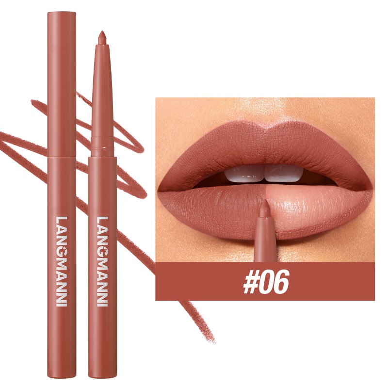 12-color Matte Lip Liner Waterproof Plumping Stain Lipstick Natural Nude Pink Lip Liner Professional Outline Lips Contour Makeup — image 12