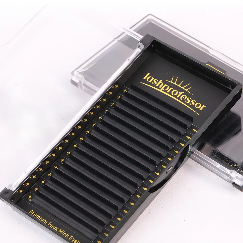 Lashprofessor, 16 filas, extensiones de pestañas individuales clásicas, volumen esponjoso, suministro de pestañas de todos los tamaños, pestañas de visón suaves naturales — image 2