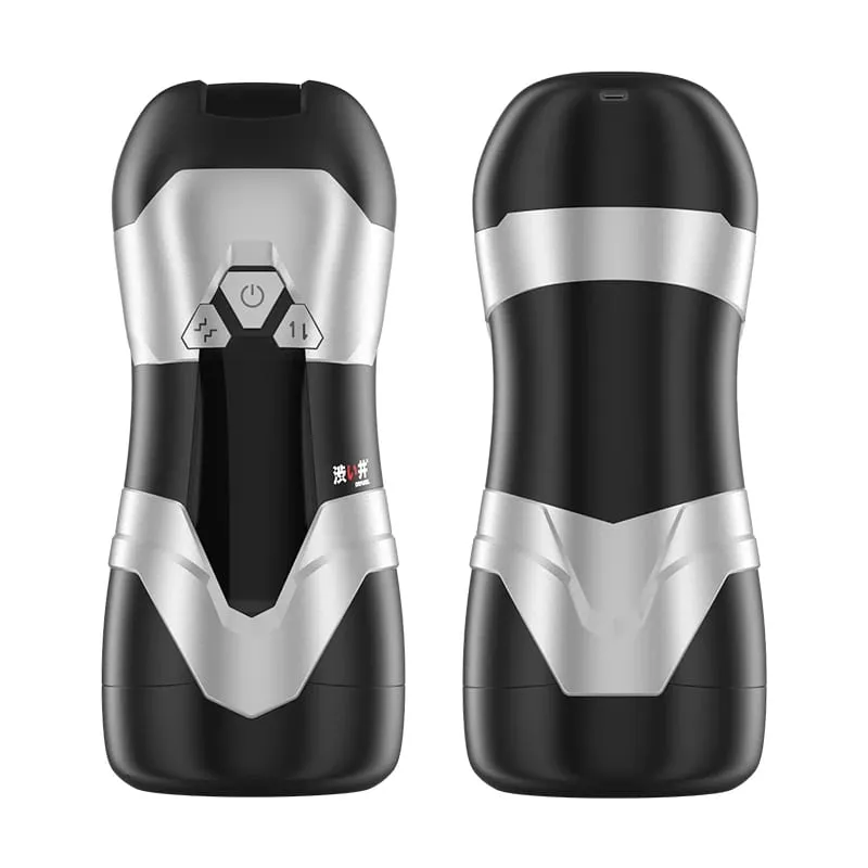 DRY WELL Automatic Male Masturbator Hands Free Pocket Pussy Vibrating Machine Electric Thrusting Cup Realistic Vagina Sex Toy — image 1