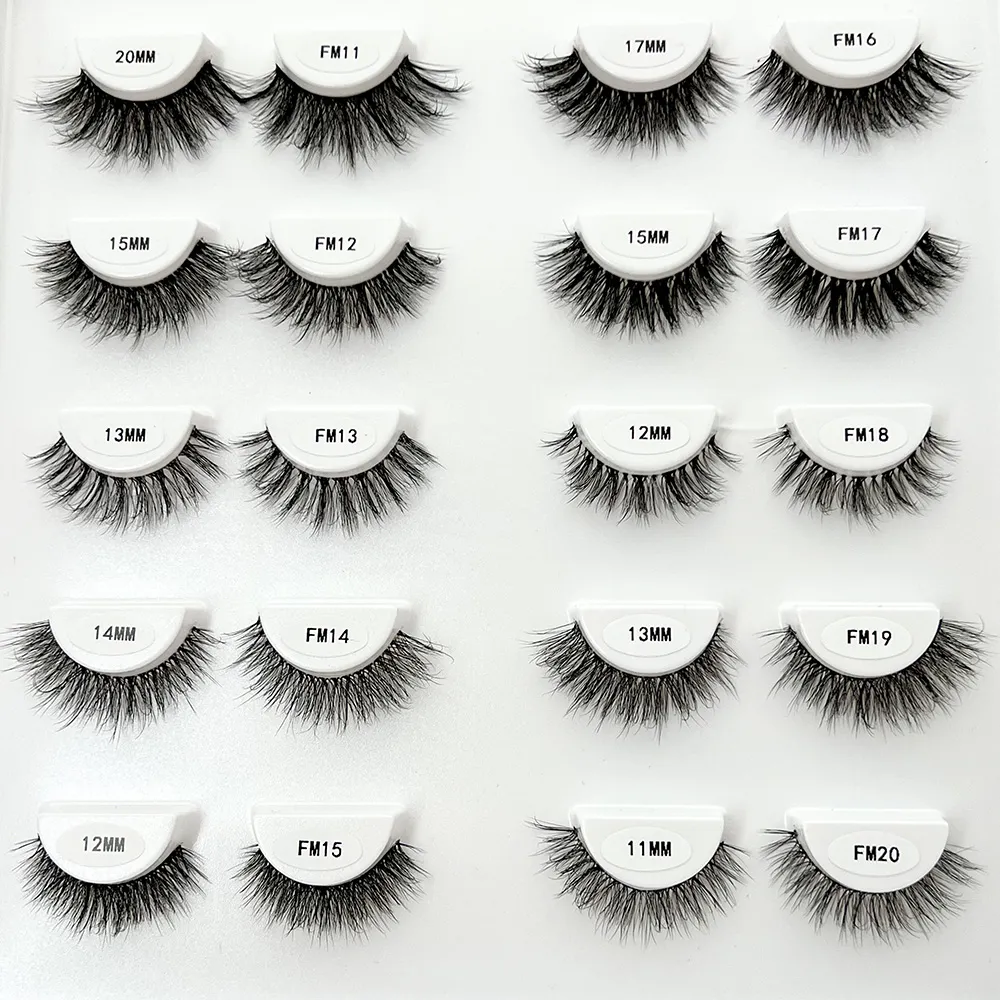 3D Mink Lashes Transparent Band False Eyelashes Natural Fake Eyelash Anime Winged Clear Band Lashes Manga Lashes Makeup — image 2