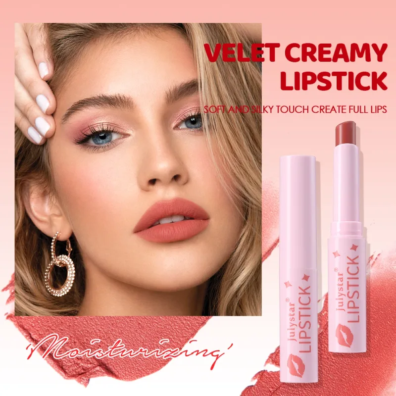 Brauner, mattierter Samt-Lippenstift für Make-up, 8 Farben, wasserfest, matt, Konturtönung, Lippenstift-Stift, langlebig, sexy, rosa, rote Lippenglasur — image 6