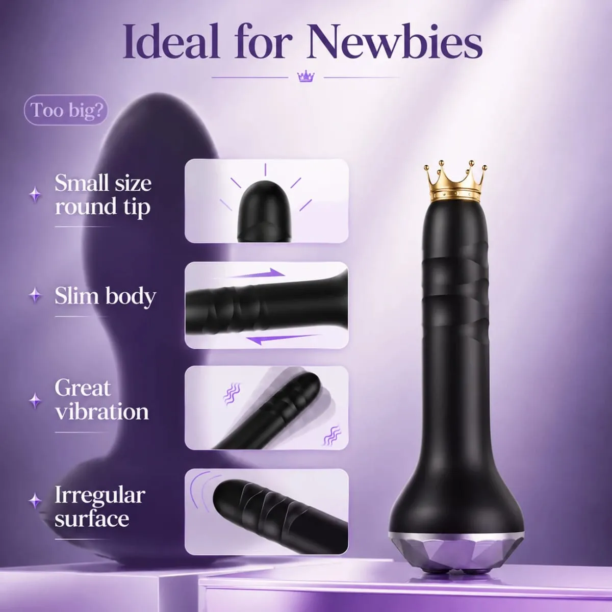 Anale roterende vibrator mannelijke prostaatstimulator vibrerende buttplug anale dildo buttplug volwassenen speeltjes voor vrouwen mannen homo