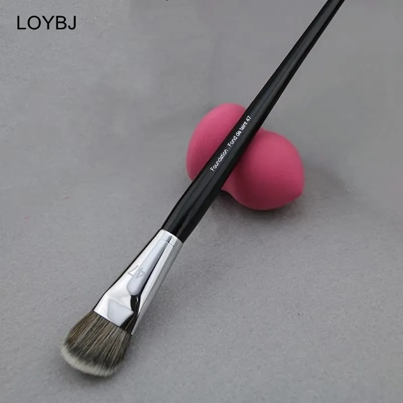 1-10 pz Pro Fondotinta Pennello 47 Testa di Scopa Professionale Fondotinta Liquido Crema Correttore Pennelli Donne Viso Strumenti di Trucco di Base — image 6