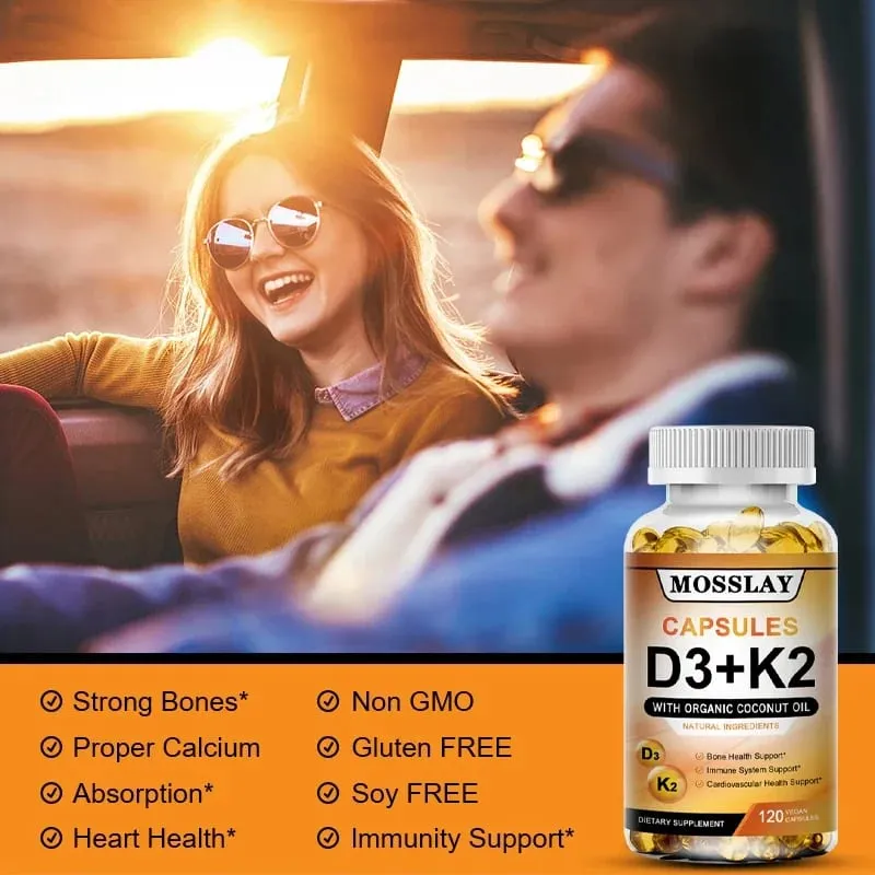 Vitamin K2 and D3 Supplement Premium Formula (30/60/120 Capsules) — image 3