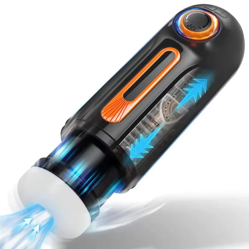 6 in1 Tự Động Kính Thiên Văn Hút Rung Masturbators Cho Nam Âm Hộ Âm Đạo Cho Nam Thật BF Đồ Chơi Tình Dục Cho Nam — image 1