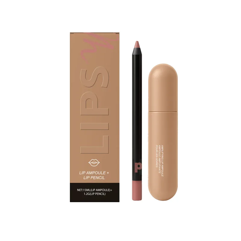 Conjunto de lápis lipliner fosco à prova d'água, longa duração, sem secagem, forro perfeito, preenchimento labial, hidratante, cor labial rechonchuda, cuidados com os lábios — image 8