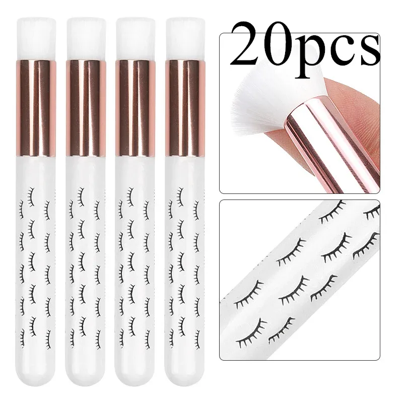 10 pezzi Spazzola per pulizia ciglia Applicatore per estensione ciglia Sopracciglio Naso Spazzole Bottiglia di lavaggio Cura della pelle Strumento di trucco Forniture pulite — image 17