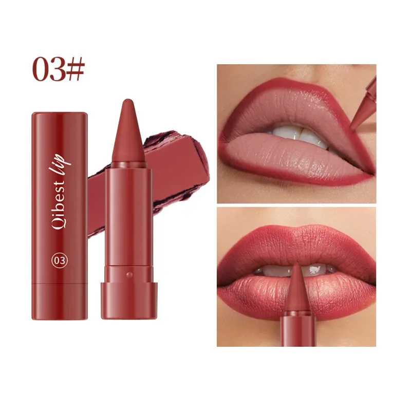 MatteลิปสติกปากกาGradient Lip Linerสีแดงสีน้ำตาลกำมะหยี่Contouringดินสอยาวนานกันน้ำเซ็กซี่ผู้หญิงแต่งหน้าLipliner — image 8