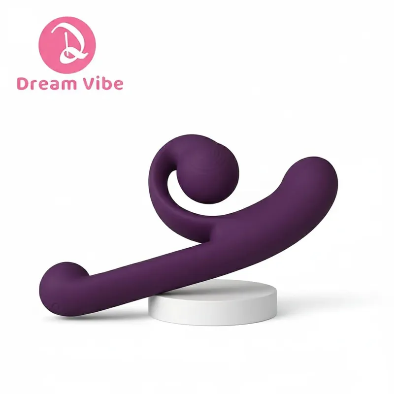 Siput Dildo Vibrator Boleh Laras Clit Fit Penembusan G-Spot Dwi Motor Keseronokan Wanita Mainan Seks Stimulasi Ganda Mainan Cinta 18+ — image 8
