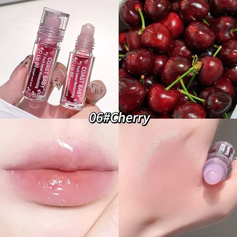 1 Pièces Hydratant Longue Durée Gelée Hydratante Brillant À L'eau Miroir Brillant À Lèvres Transparent Incolore Lèvres Soins Huile À Lèvres Cosmétiques