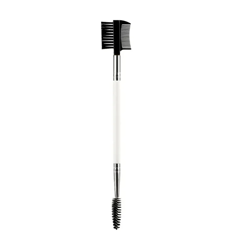 3/10 PC 1PC Doppelseitige Augenbraue Kamm Pinsel Schönheit Make-Up Pinsel Wimpern Applikator Professionelle Bilden Werkzeug — image 10