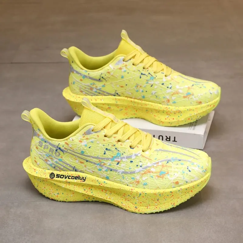 Scarpe da corsa da uomo per maratona Scarpe casual comode e leggere traspiranti da uomo Sport da corsa con comfort basso e resistente all'usura — image 3