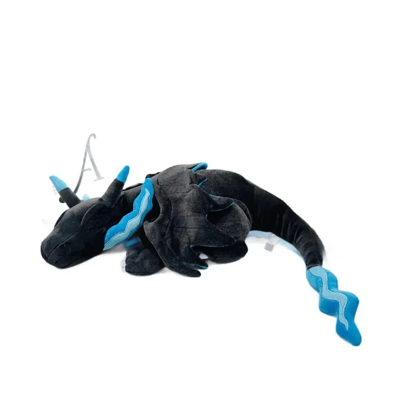 Nové velké 48cm modré plyšové panenky Charizard na spaní Super měkký Pokémon Anime Plyšový polštář na podlahu/pohovku