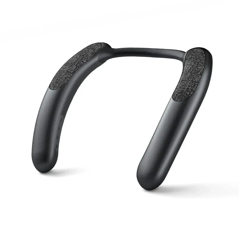 Rockmia EBS-910 新しいウェアラブルワイヤレスネックバンドスピーカー Bluetooth 5.3 AAC コード真のワイヤレスステレオオルゴール TF カードスロットタイプ C — image 2