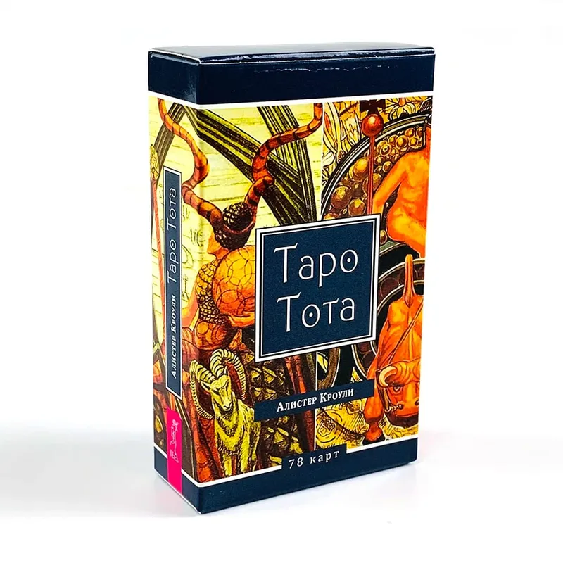 Mazzo di Tarocchi 78 Carte Versione Russa Tapo Tota Misteriosa Divinazione Predizione del Cartomanzia Gioco da Tavolo per Collezionisti di Tarocchi Praticante