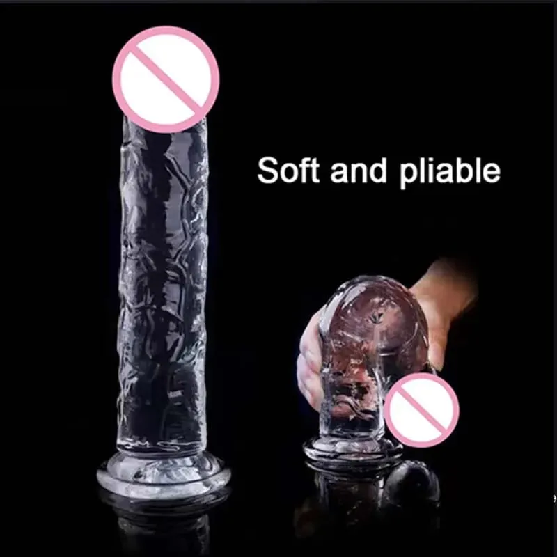 Realistic Dildo Jelly Penis Suction Cup Dildo 7 Size Female Masturbator Clitoral Stimulator Big Dick Lesbian Sex Toys For Women — image 4