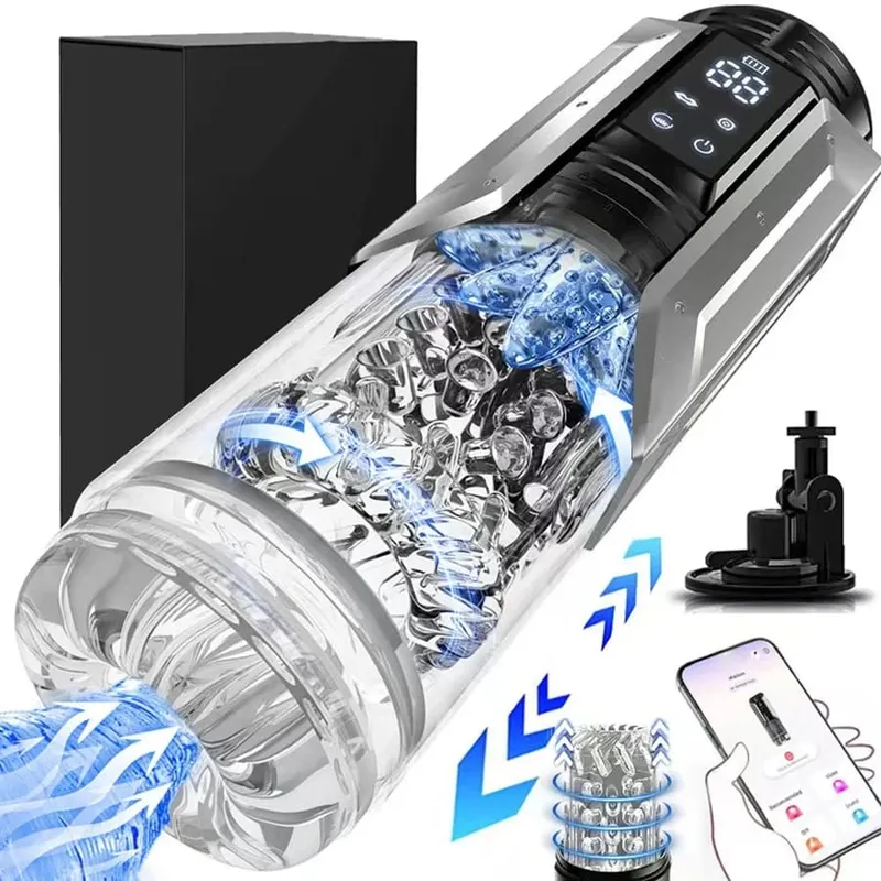 Masturbateur automatique pour homme, avec 7 poussées rotatives, léchage de chatte de poche pour adulte, jouet sexuel, Machine à sexe pour pipe — image 10
