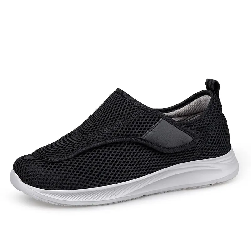 Verstellbare offene Schuhe für Herren, leichte, bequeme Diabetiker-Wanderschuhe, Turnschuhe für geschwollene ältere Füße, normale Breite — image 8