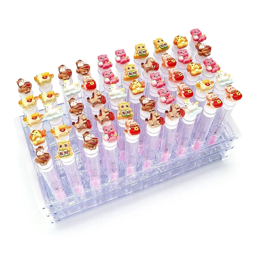 10/50Pcs Tiub Berus Bulu Mata Berus Kristal Tongkat Maskara Bulu Mata Sikat Kening Spoolies Bekas Bulu Mata Berus Aplikator Alat Solekan — image 5