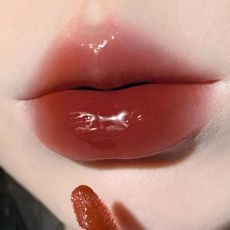 Herorange Hydrating Gloss Lip Tint Watery Texture ริมฝีปากแก้วอวบอิ่ม Long Lasting Non-Dry Dating Daily Makeup — image 12