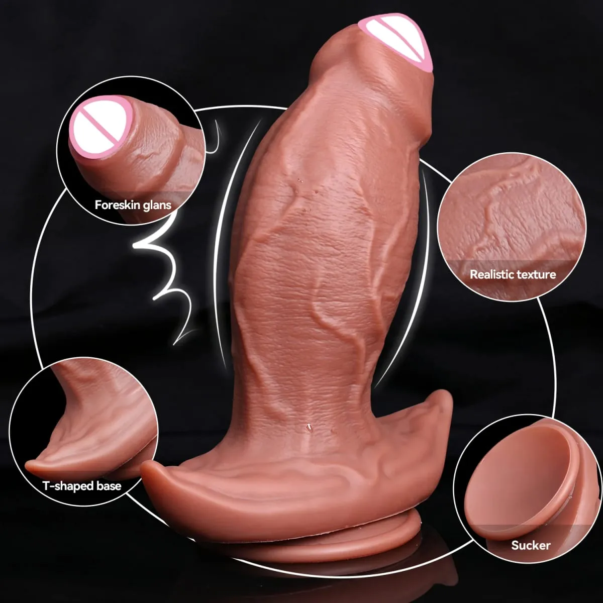Gode épais réaliste en Silicone souple, pénis, organes génitaux masculins, Masturbation vaginale, ventouse, grosse bite, Plug Anal pour femme, jouets sexuels pour adultes — image 3