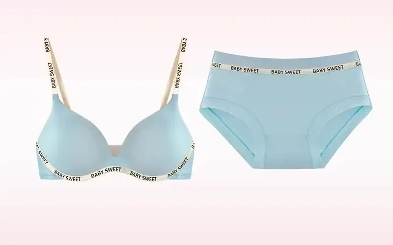 Neue Dopamin Farbe Nahtlose Drahtlose Bh Set Push-Up Sammeln Sexy Dessous Höschen Unterwäsche Für Frauen 32 ‑ 38AB bh set — image 15