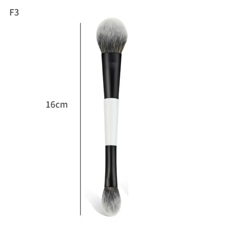 Pennello per contorno viso F4 a doppia estremità Pennello per correttore multiuso per ombretto ad alta copertura Pennello per fard in polvere per bellezza cosmetica — image 8