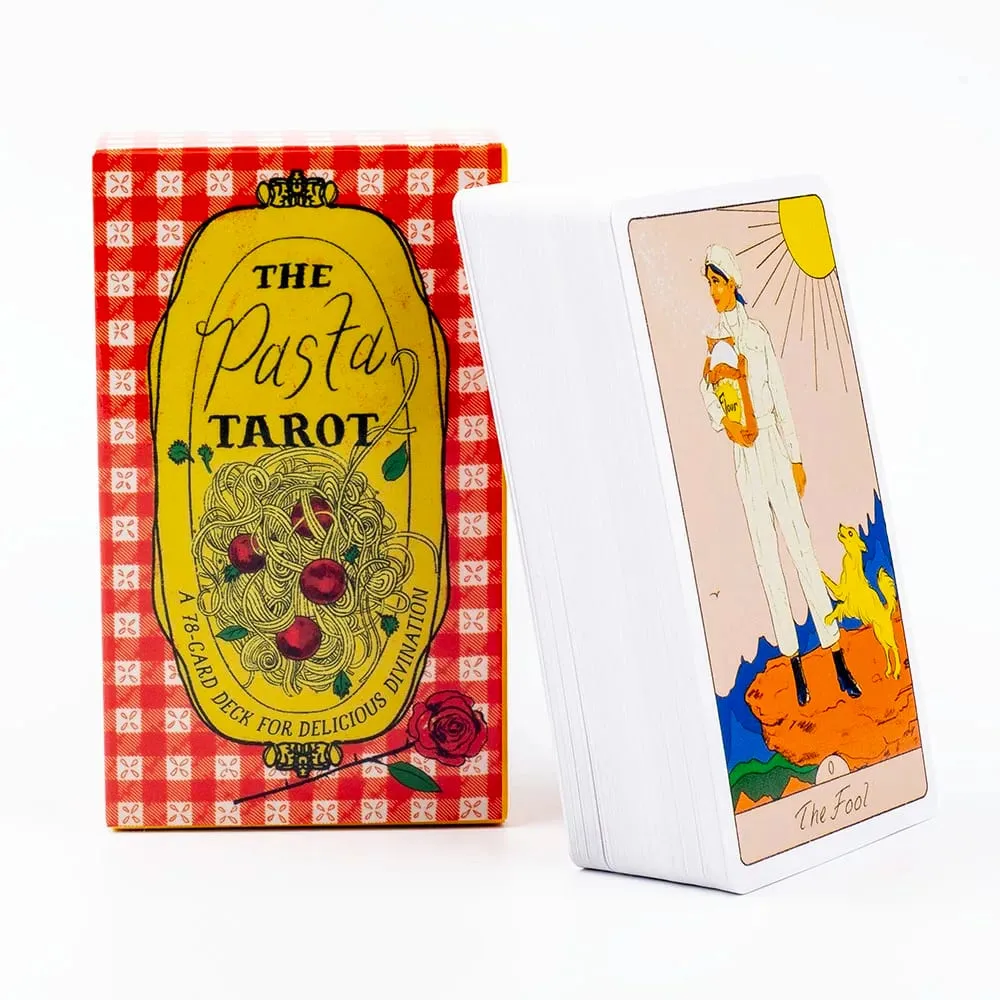 78Cards The Pasta Tarot Cards English Visions Divination Edition Deck Board Playing Games — image 2