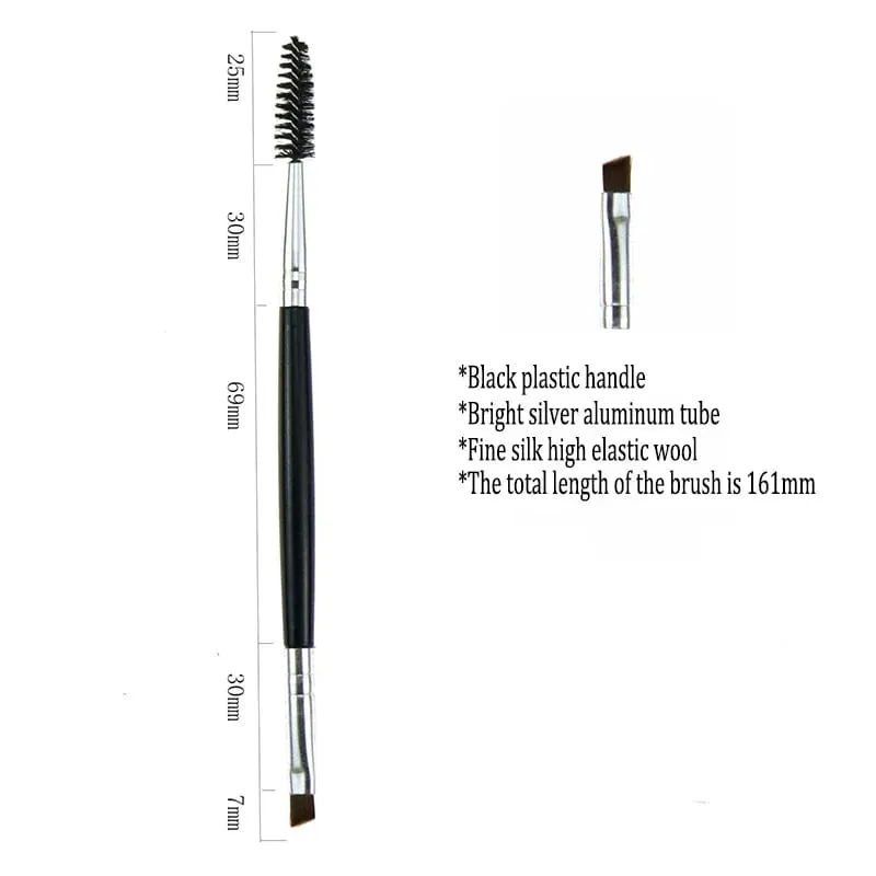 Nuovo Pennello per sopracciglia Pennello per eyeliner per sopracciglia Pennello per correttore Pennelli per trucco professionale Microbrashi per ciglia HZS03 — image 8
