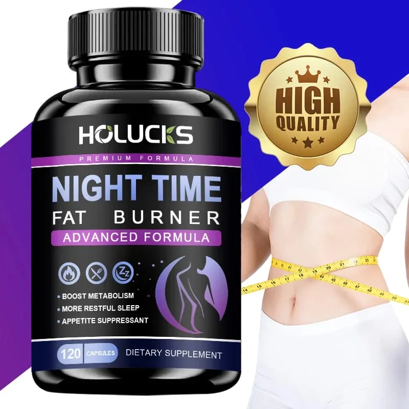 Bruciatore di grasso notturno extra potente Promuove un sonno veloce Aumenta il metabolismo e bilancia il cortisolo Riduce l'appetito notturno — image 2