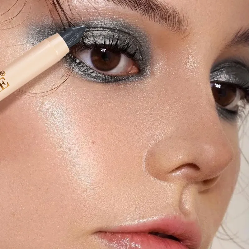 1 stk perleskinnende øjenskyggestifter Højpigmenteret øjenskyggeblyant Glitter Vandtæt Langtidsholdbar øjenmakeup Ikke-udtværet — image 5
