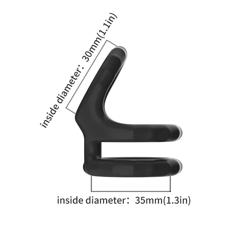 Elastisk penisring för män Gay Ejakulation Erektion Pung Bind Sexleksak Mjuk kuk Ring Man Dick Förstoringsring Vuxen Sexprodukt — image 8