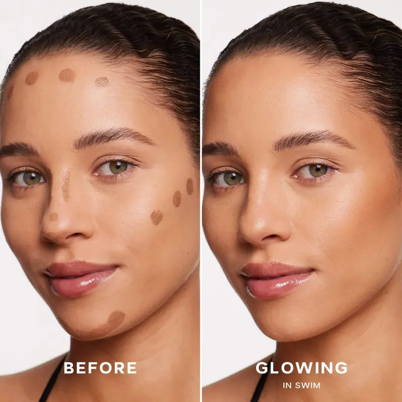 Saie Moisturizing Face Liquid Highlighter Bronzer Contouring Cream Serlahkan Shimmer Shine Illuminator Mudah Dipakai Solekan — image 5