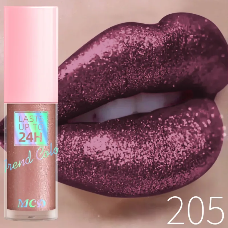 18 Colors Diamonds Glitter Lip Gloss Long Lasting Waterproof Liquid Lipstick Pearl Shining Lip Color Sparking Lip Makeup Women — image 10