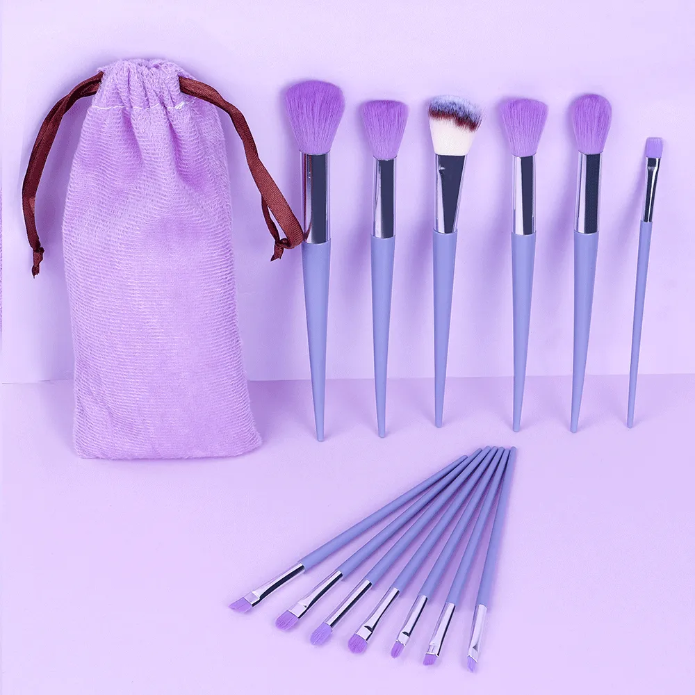 Conjunto de pincéis de maquiagem, 13 peças, sombra, base, iluminador, blush, corretivo, feminino, ferramenta de beleza macia, esponjas de beleza, polegar — image 6