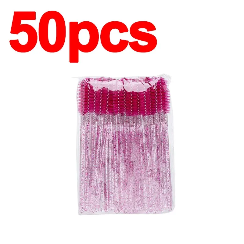 Berus Mikro 50/100pcs baharu untuk Berus Bulu Mata Berus Spoolie Kristal Sikat Kening Alat Kecantikan Solek untuk Bulu Mata HZS24 — image 10