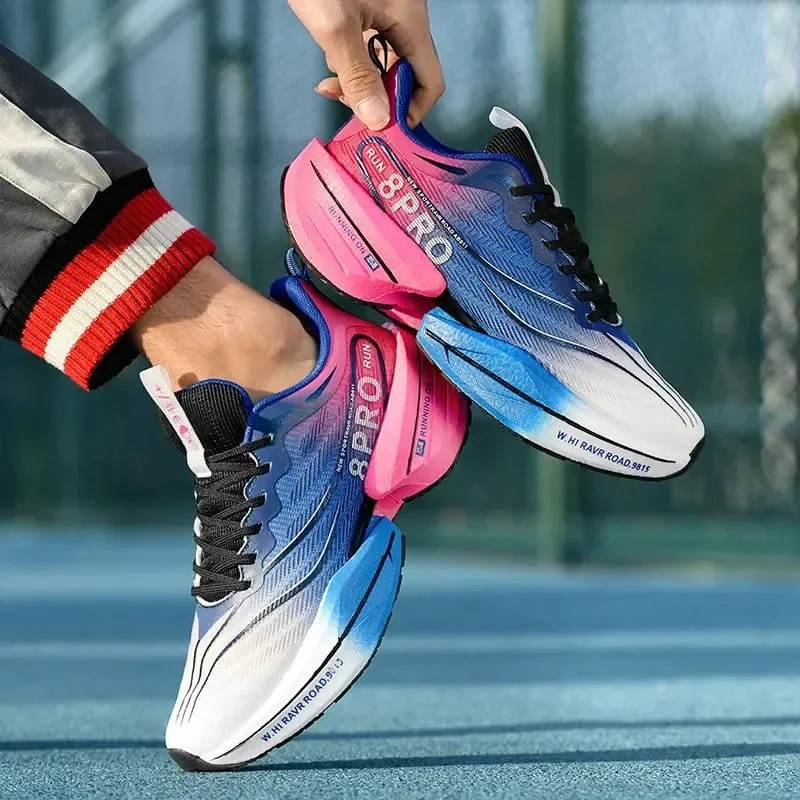Men's Carbon Plate Sneakers Breathable Marathon Athletic Running Shoes 8PRO Fitness Outdoor Tennis Training Sports Shoes Women — image 4