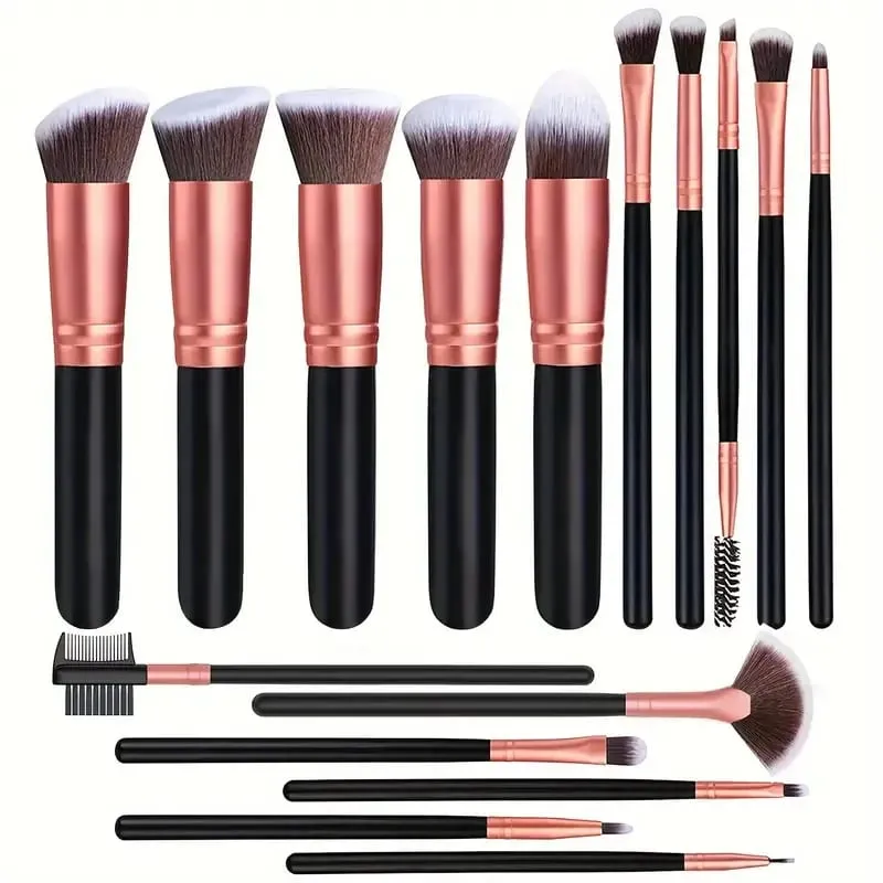 Profesional 3/14/16 Buah Set Kuas Makeup Lembut Berbulu Eye Shadow Foundation Concealer Blending Kuas Blush On Alat Kecantikan Wanita — image 9