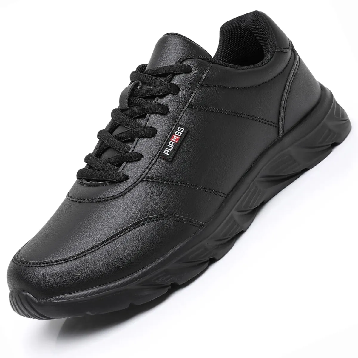 Scarpe da uomo Scarpe mocassino morbide Scarpe casual comode per uomo Solido Nero Bianco Scarpe da ginnastica da uomo Calzature Plus Size 39-46 — image 2