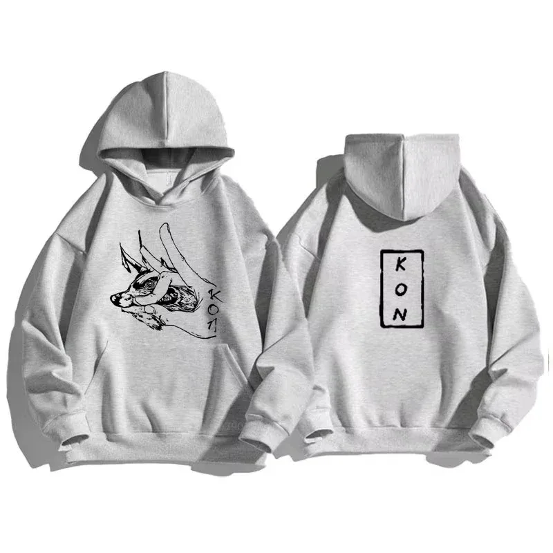 Chaud Anime tronçonneuse homme Hayakawa Aki renard diable Kon graphique imprimé à capuche hommes femmes 2D sweats à capuche décontracté sweat Harajuku Streetw — image 11