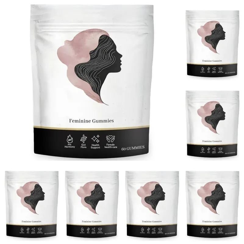 Gummies Flora ช่องคลอดพร้อมแลคโตบาซิลลัส Acidophilus และวิตามินซีรองรับ Microbiome Balance เพศหญิง 60 Gummies — image 13