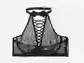 Reggiseno Minimizer Coppe Grandi DD+ | Set di biancheria intima da donna con fiocco a cuore e motivo a rombi, top snellente e sottile — image 8