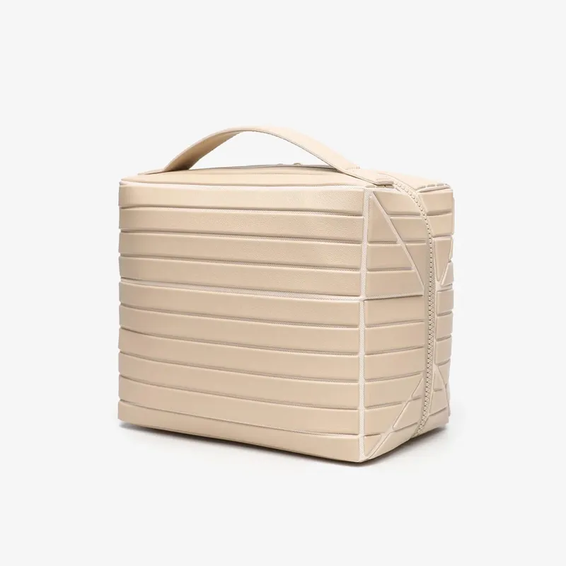Borsa da viaggio pieghevole per trucchi Borsa da toilette grande impermeabile da appendere Organizzatore cosmetico con scomparti antigoccia per uso del trucco